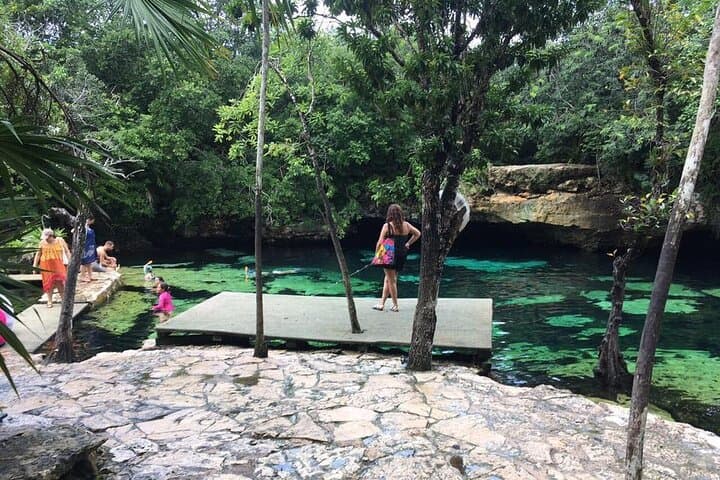 Cenote Azul Private Transfer: Swim, Snorkel & Cliff Jumps in the Riviera Maya photo 3