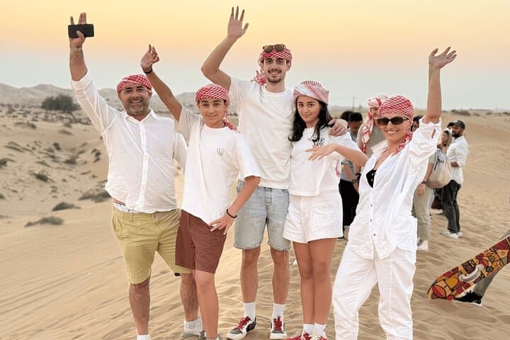 Private Abu Dhabi Desert Safari: Camel Ride, Sandboarding & Sunset BBQ Experience