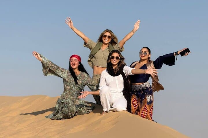 Private Abu Dhabi Desert Safari: Camel Ride, Sandboarding & Sunset BBQ Experience photo 5