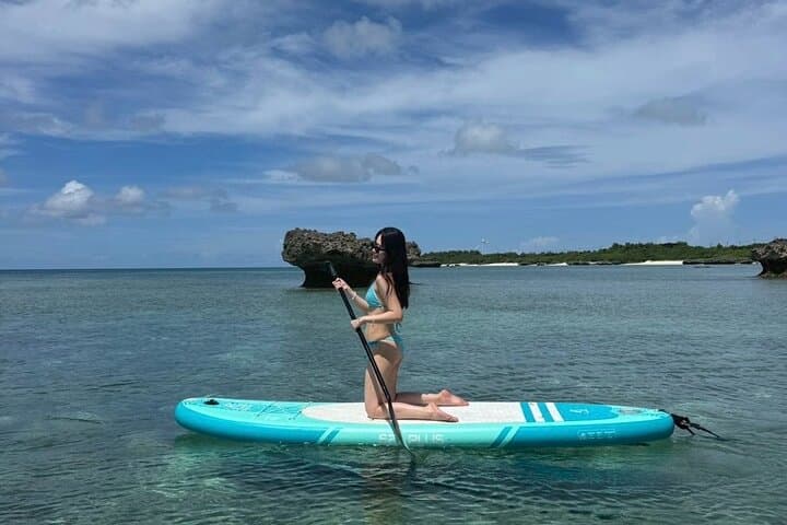 Miyako Beach SUP: Stand-Up Paddle Adventure with Free Pickup on Miyakojima photo 2