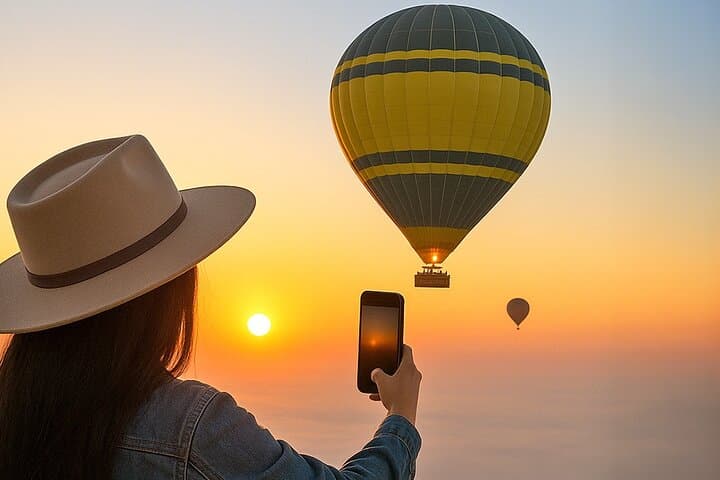Sunrise Hot Air Balloon Over Dubai Desert — 45–60 Minute Flight with Transfers photo 1