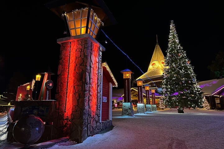 Meet Santa at Santa Claus Village Rovaniemi: Arctic Circle, Husky & Reindeer Rides