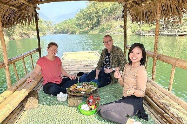 Pu Luong 2-Day Private Trek from Hanoi: Bamboo Rafting, Rice Terraces & Kho Muong Cave