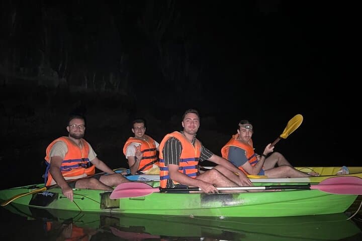 Lan Ha Bay Sunset & Bioluminescent Kayaking with Dinner from Cat Ba