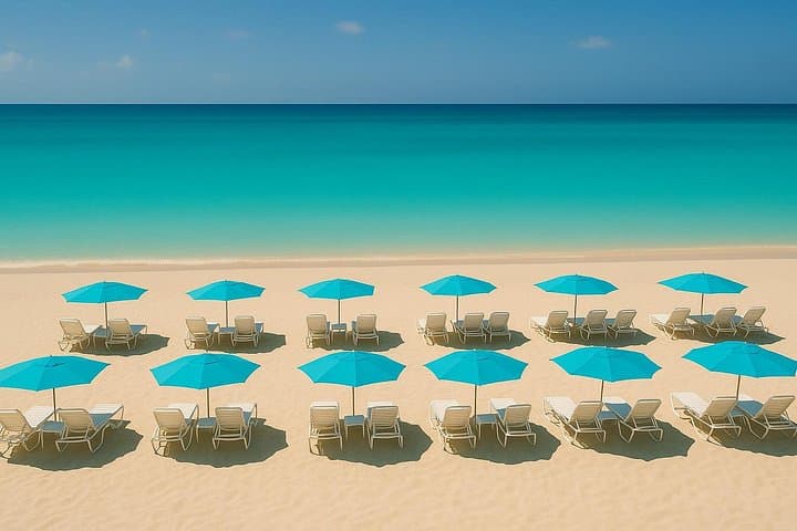 Seven Mile Beach All-Day Chairs, Umbrella & Snorkeling — Relax and Explore Grand Cayman photo 1