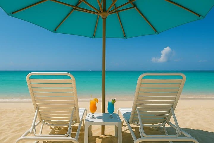 Seven Mile Beach All-Day Chairs, Umbrella & Snorkeling — Relax and Explore Grand Cayman photo 2