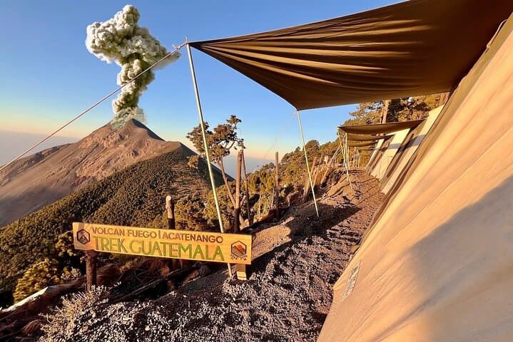 Acatenango Overnight Hike & Comfort Glamping: Summit Sunrise and Fuego Eruptions