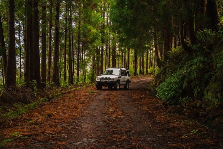 Terceira Island Full-Day Jeep Tour from Angra — Volcanoes, Lava Tubes & Coastal Dirt Roads