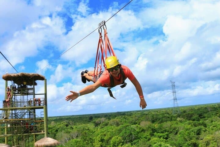 Riviera Maya ATV, Ziplines & Cenote Adventure — Aquazip, Bungee & Swim photo 2