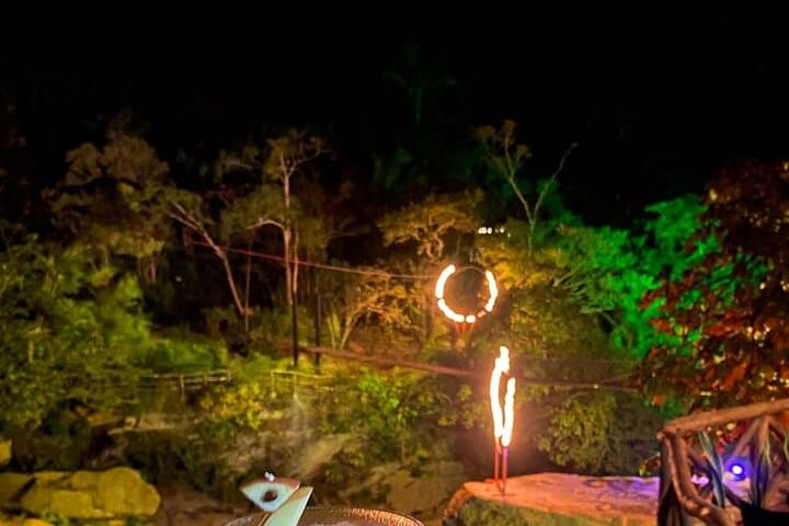 Night Zipline Adventure Over Puerto Vallarta: Dinner, Tequila & Prehispanic Show photo 4