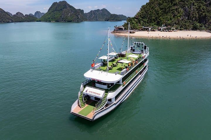 Ha Long Bay Luxury Day Cruise from Hanoi — Sung Sot Cave, Ti Top & Kayaking photo 1