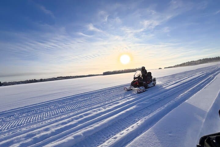Off-the-Beaten-Path Snowmobile Safari Near Rovaniemi