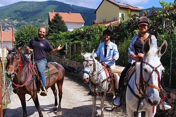 Horseback Riding Agerola: Panoramic Amalfi Coast Ride in the Lattari Mountains