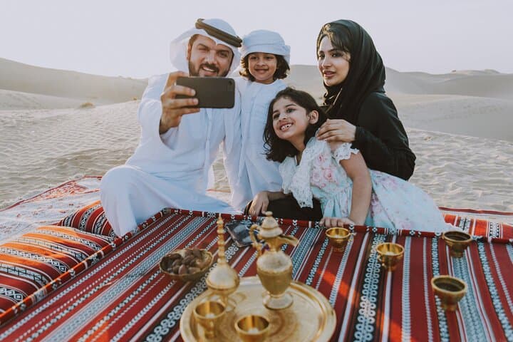 Evening Desert Safari & BBQ in Abu Dhabi: Half-Day Dune Bashing, Camel Ride & Sunset photo 2