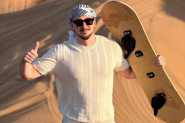 VIP Morning Desert Safari in Dubai — Dune Bashing, Camel Rides & Sandboarding at Lahbab photo 4