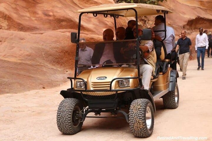 Petra and Wadi Rum: Jeep Safari with Electric Golf Cart to the Treasury photo 6