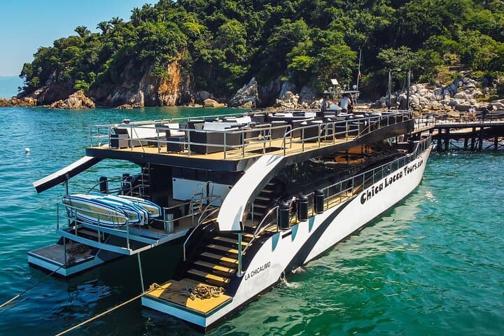 Mega Yacht All-Inclusive Yelapa Waterfall & Snorkeling Cruise from Puerto Vallarta photo 2