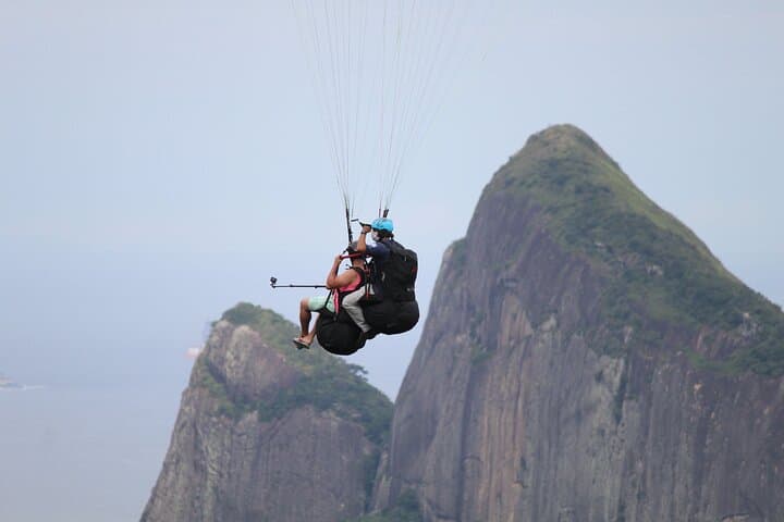 Tandem Paragliding from Pedra Bonita to São Conrado — Rio de Janeiro Free Flight photo 2