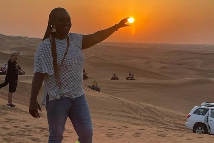 Morning Desert Safari from Dubai: Dune Bashing, Camel Ride & Sandboarding photo 4