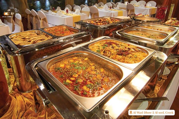 Dubai Creek Dhow Dinner Cruise: Nighttime Buffet, Live Tanoura & Creek Views photo 3