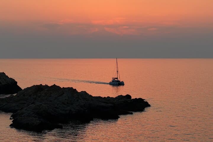 Sunset Catamaran to Agriates: Swim L'Acciolu & Gourmet Aperitif from L'Île-Rousse photo 4