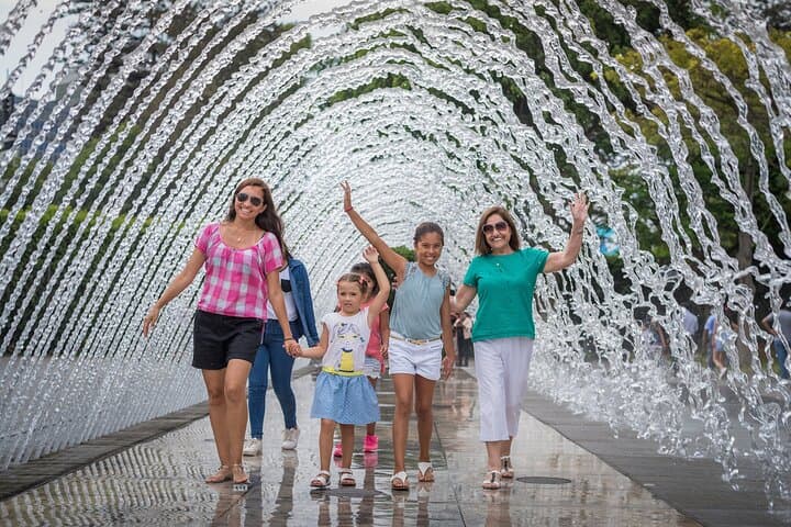 Night at Lima's Magic Water Circuit: Interactive Fountain Show & Guided Park Walk