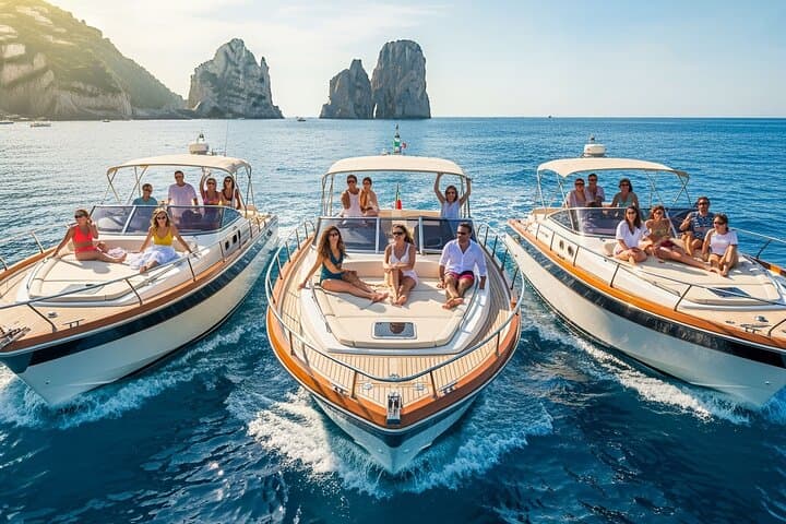 Capri in a Day: Positano Premium Boat Tour, Blue Grotto & Island Visit photo 1