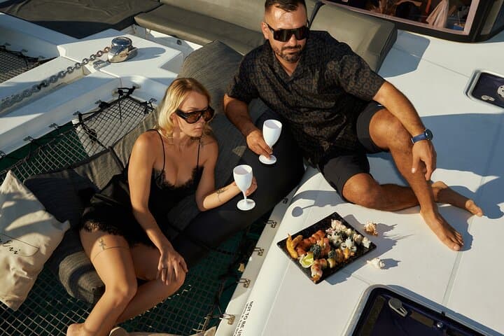Rethymno Sunset Catamaran Cruise with Sushi & Open Bar photo 3