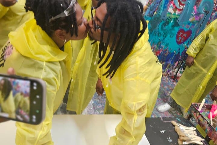 Houston Splatter-Room Date Night: Private Paint, BB-Gun & Fluid Art photo 4