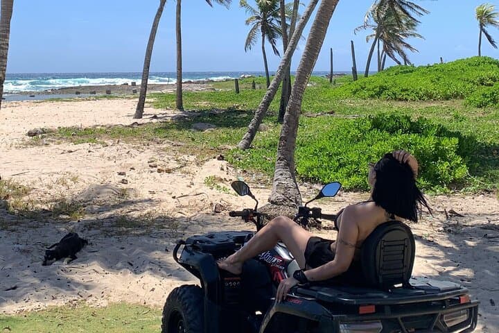 Punta Cana Private ATV Panoramic No-Stop Tour — Drive a 300cc ATV Through Downtown & Bavaro photo 6