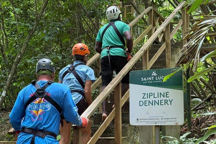 St. Lucia Horseback & Zipline Adventure: Ride Rainforest Trails and Soar Treetop Lines photo 1