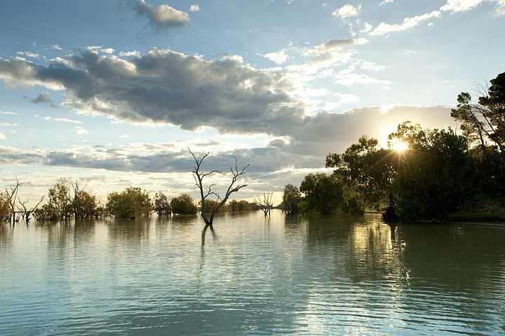 Helicopter Flight Over Menindee Lakes — Scenic Aerial Tour of Kinchega & the Darling River photo 4