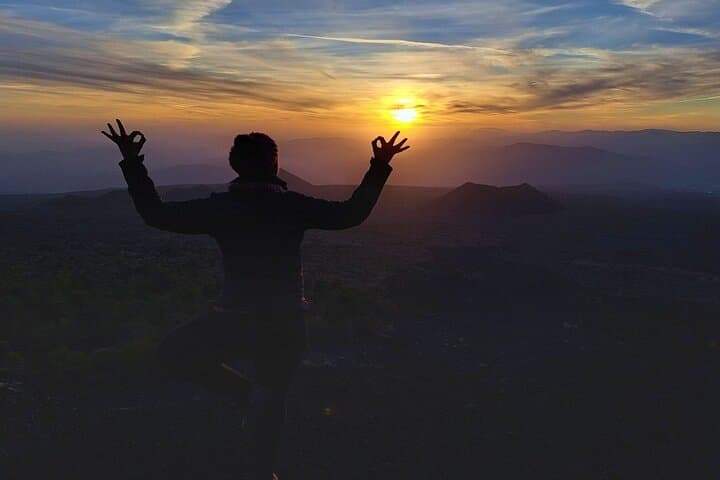 Sunset Hike on Mount Etna’s West Slope — Lava Tunnels & Crater Views