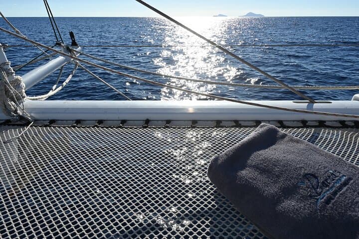 3-Hour Catamaran Cruise Around Santorini’s Caldera