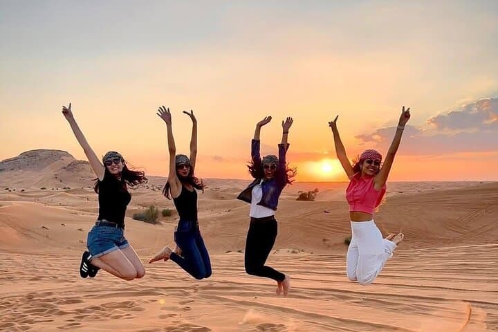 Dubai Evening Desert Safari: Sunset Dunes, Dune-Bashing & Bedouin Camp