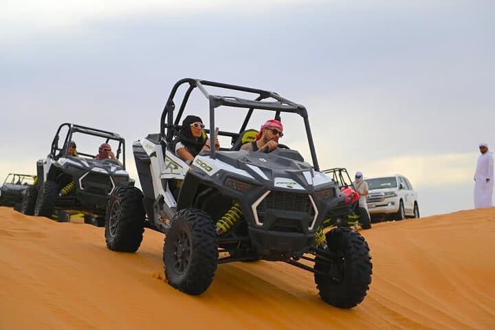 Red Dunes Morning VIP Safari: Quad Biking, Camel Ride & Sandboarding in Lahbab photo 2