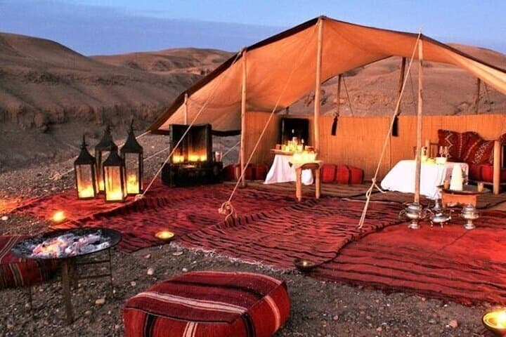 Agafay Desert Sunset Camel Ride with Starry Dinner & Fire Show near Marrakech photo 5