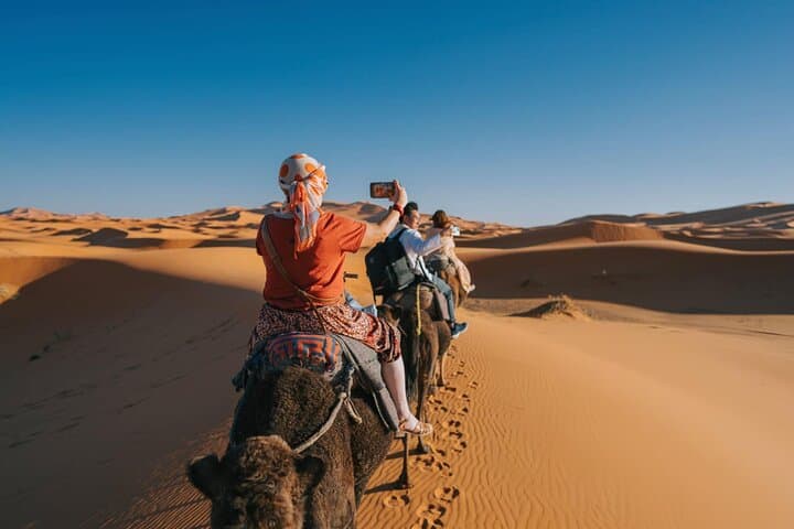 Agafay Desert Sunset Camel Ride with Starry Dinner & Fire Show near Marrakech photo 3