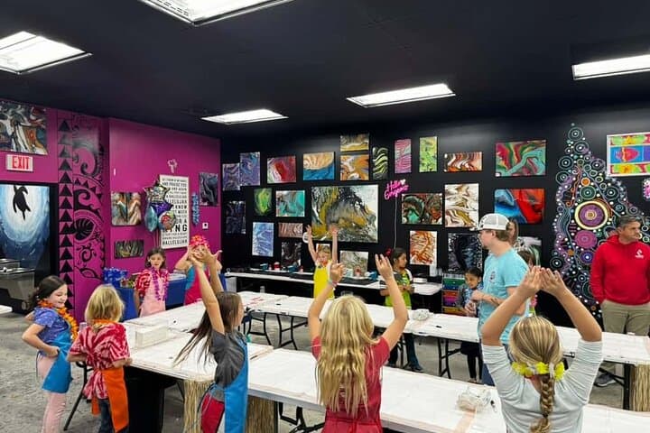 Storytime and Swirls: Kids' Fluid Art Workshop in Mount Juliet photo 2