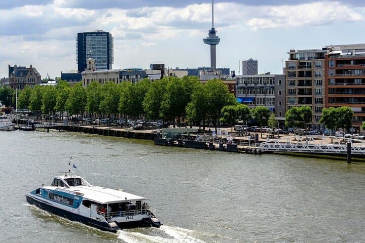 Rotterdam Waterbus: Kinderdijk Windmills & Dordrecht Self-Guided Audio Tour