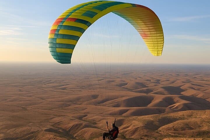 Marrakech Tandem Paragliding Over the Atlas, Agafay Desert & Lake Takerkoust photo 3
