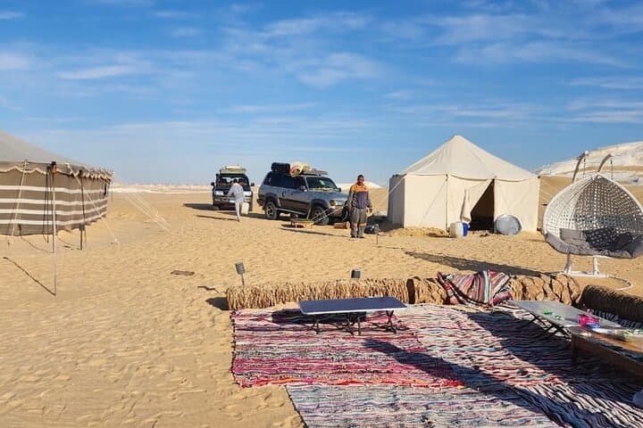 White & Black Desert Camping: 2-Day Bedouin Camp and 4x4 Safari from Cairo photo 1