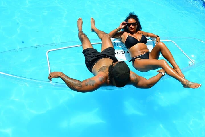 Transparent Kayak Photoshoot on Punta Cana Beach photo 2