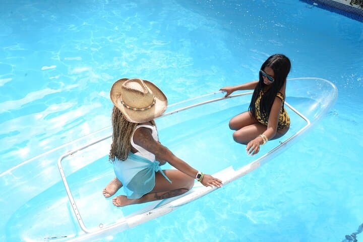Transparent Kayak Photoshoot on Punta Cana Beach photo 4