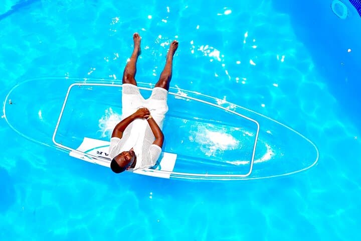 Transparent Kayak Photoshoot on Punta Cana Beach photo 5