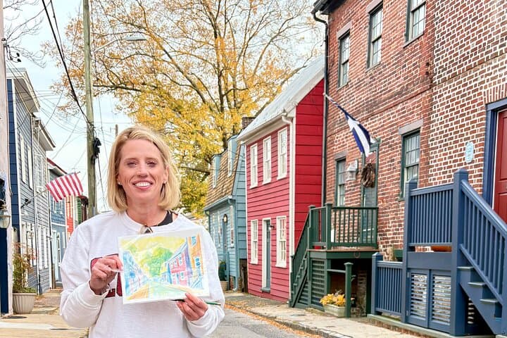 Sketch Annapolis: 90-Minute Urban Watercolor Class in Old Town