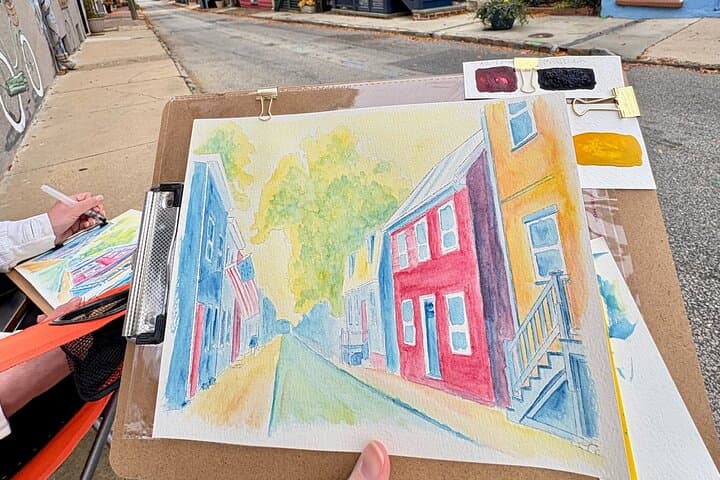 Sketch Annapolis: 90-Minute Urban Watercolor Class in Old Town photo 2