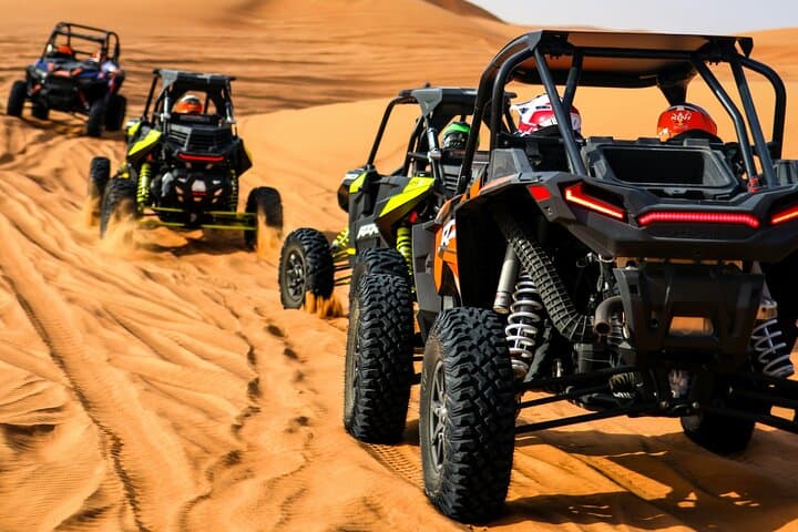 VIP Dubai Desert Safari with Sandboarding, Camel Ride & BBQ Dinner photo 3