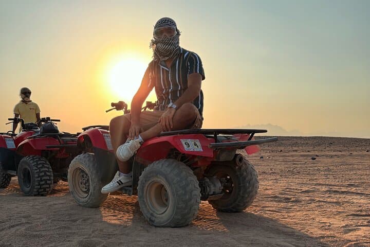Hurghada Desert Quad Safari & Bedouin Village Evening