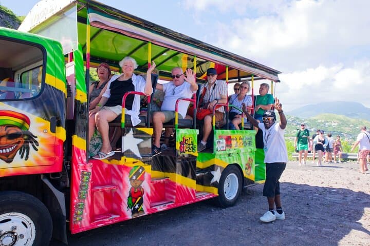 Open-Air St. Kitts Highlights Tour — Timothy Hill, Wingfield Estate & Beach Stop photo 1